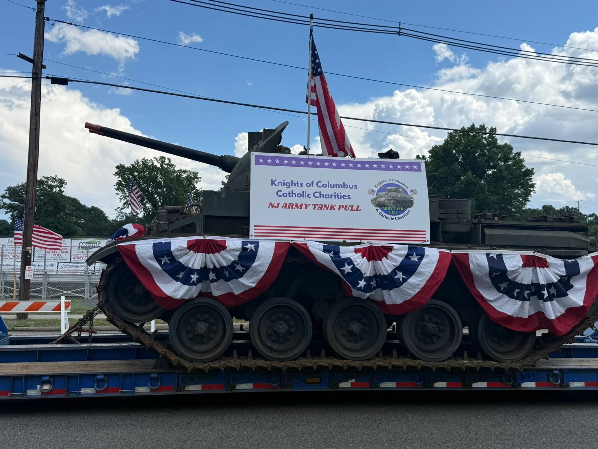 Participants preparing for the Army Tank Pull