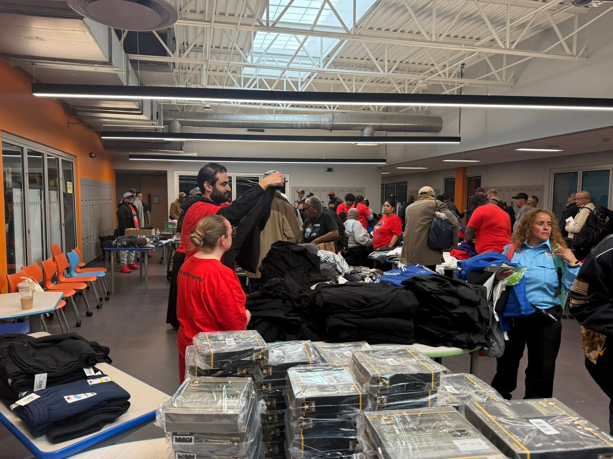 Stand Down partners gathered at Passaic County Technical Institute