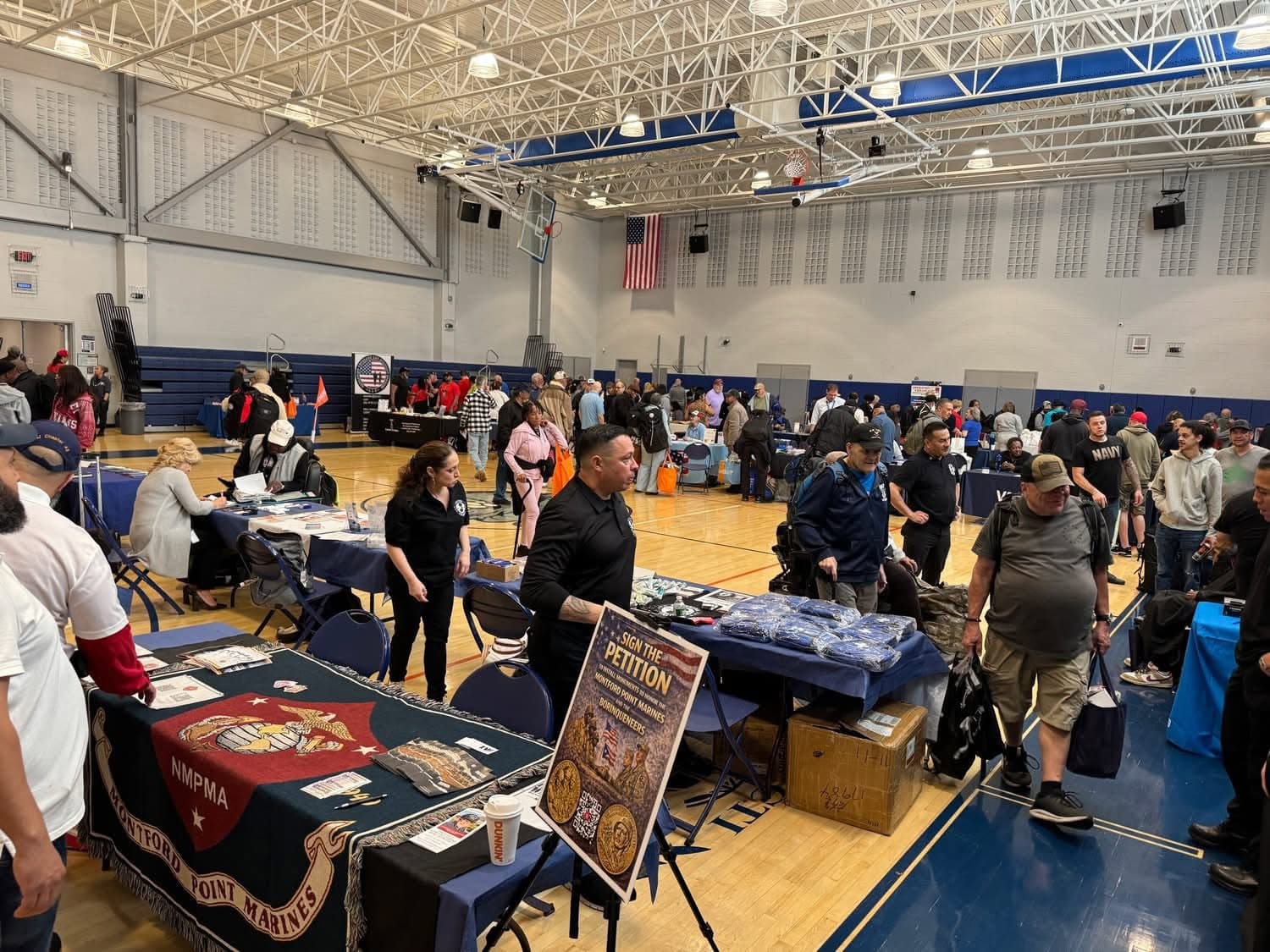Participants and partners at the Northern New Jersey Veterans Stand Down